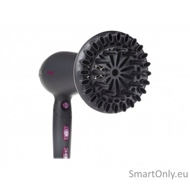 Tristar Hair dryer | HD-2358 | 2000 W | Number of temperature settings 3 | Ionic function | Black