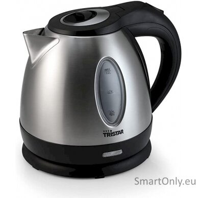 Tristar Jug Kettle WK-1323 Standard 1500 W 1.2 L Stainless steel 360° rotational base Silver 1