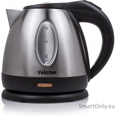 Tristar Jug Kettle WK-1323 Standard 1500 W 1.2 L Stainless steel 360° rotational base Silver