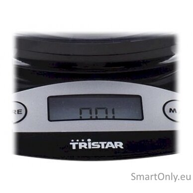 Tristar Kitchen scale KW-2430 Maximum weight (capacity) 2 kg Graduation 1 g Display type LCD Black 3