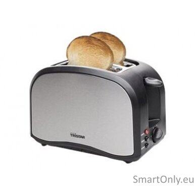 Tristar Toaster | BR-1022 | Power 800 W | Number of slots 2 | Housing material Plastic | Silver 4