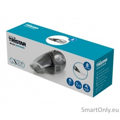 Tristar Vacuum cleaner KR-2156 Cordless operating, Handheld, 7.2 V, Operating time (max) 15 min, Grey, Warranty 24 month(s) 6