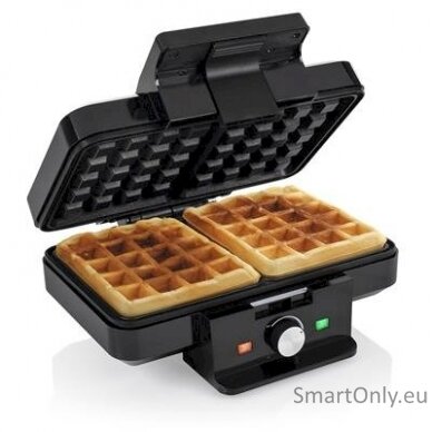 Tristar Waffle maker | WF-1165 | 1000 W | Number of pastry 2 | Belgium | Black 1