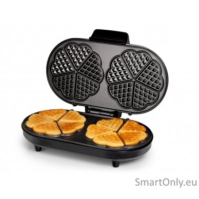 Tristar Waffle maker WF-2120 1200 W Number of pastry 10 Heart shaped Black 3