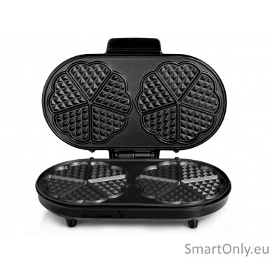 Tristar Waffle maker WF-2120 1200 W Number of pastry 10 Heart shaped Black 4