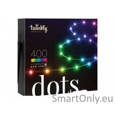 Twinkly Dots Smart LED 400 RGB (Multicolor), 20m, Black wire|Twinkly