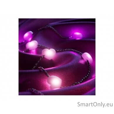 Twinkly Candies 200 Heart-shaped RGB LEDs, Green Wire, USB-C|Twinkly 2