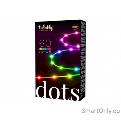 Twinkly Dots Smart LED Lights 60 RGB (Multicolor), USB Powered, 3m, Transparent 1