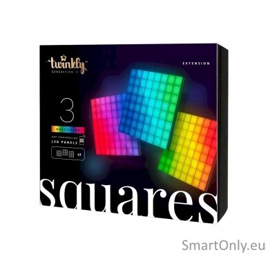 Twinkly Squares Smart LED Panels Expansion pack (3 panels) 1