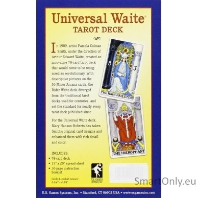 Universal Waite Taro kortos US Games Systems 1