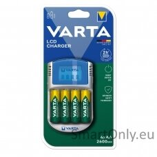 Varta LCD charger 57070 su 4xAA Baterijų įkroviklis