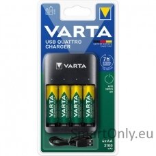 Varta USB Quattro charger 57652 (su 4xAA) Baterijų įkroviklis