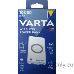 Varta Wireless Power bank-charger Energy 10000mAh 57913 išorinė baterija (powerbank)-pakrovėjas