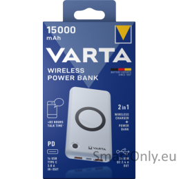 Varta Wireless Power bank-charger Energy 15000mAh 57908 išorinė baterija (powerbank)-pakrovėjas