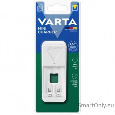 Varta Mini Charger 57656 (be baterijų) Baterijų įkroviklis