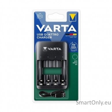 Varta USB Quattro charger 57652 Baterijų įkroviklis