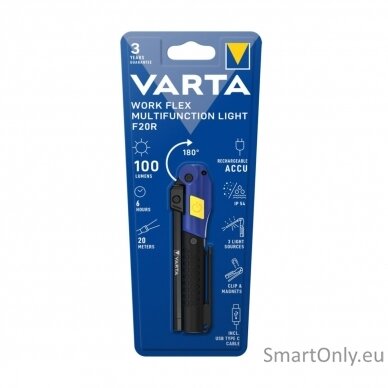 Varta Work Flex Multifunction Light F20R žibintas