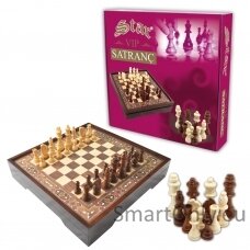 Vip Chess Set Walnut L dydžio šachmatų rinkinys Star