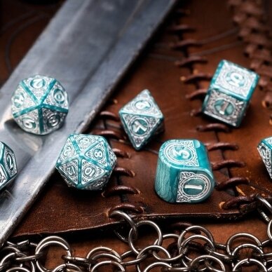 Viking modern dice set: Mjolnir kauliukų rinkinys  4