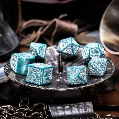 Viking modern dice set: Mjolnir kauliukų rinkinys  5