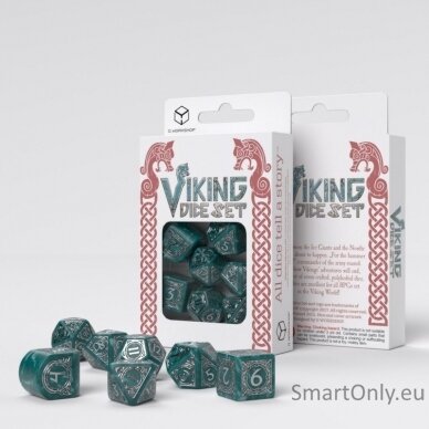 Viking modern dice set: Mjolnir kauliukų rinkinys