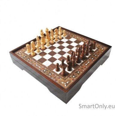 Vip Chess Set Pearl S dydžio šachmatų rinkinys Star 1