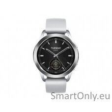 Watch S3 | Smart watch | AMOLED | 1.43” | Waterproof | Silver