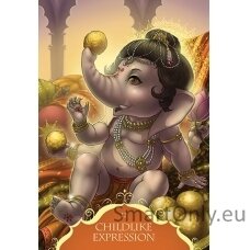 Whispers of Lord Ganesha Oracle Kortos Blue Angel