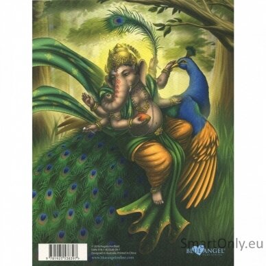 Whispers of Lord Ganesha journal užrašinė Blue Angel 4