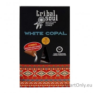 White Copal - Tribal Soul Backflow Incense kūginiai smilkalai Hari Darshan 2