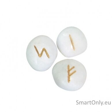 White Onyx Runos Lo Scarabeo 1