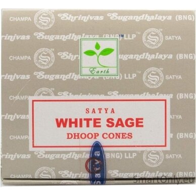 White Sage kūginiai smilkalai Satya 1