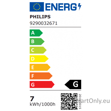 WiZ Philips Smart WiFi Filament Clear A60 E27 6.3W 470Lm RGB Wizarding World 2