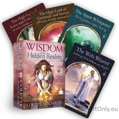 Wisdom of the Hidden Realms Oracle kortos Hay House