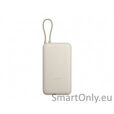 Xiaomi 33W Power Bank (Integrated Cable) | 20000 mAh | USB-C/USB-C cable/USB-A | Tan