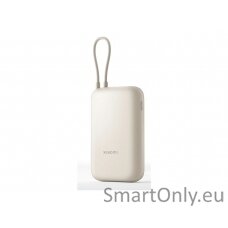 Xiaomi Power Bank (Integrated Cable) | 10000 mAh | USB-A/USB-C/USB-C cable | Tan