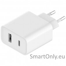 Xiaomi Wall Charger (Type-A+Type-C) EU  Mi 33W  Fast charging, White, 33 W