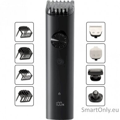 Xiaomi Grooming Kit Pro EU BHR6396EU Cordless and corded, Operating time (max) 90 min, Number of length steps 40, Nose trimmer included, Lithium Ion 1