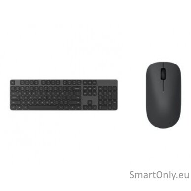 Xiaomi Keyboard and Mouse Keyboard and Mouse Set Wireless Keyboard: Num, Caps lock, Scroll Lock, Low battery warning EN Wireless connection Black 1