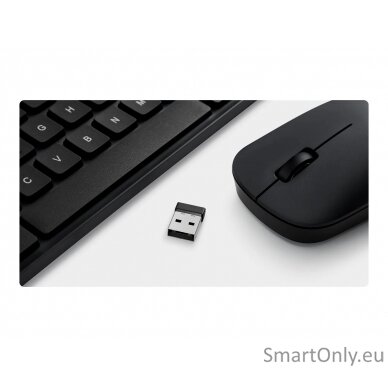 Xiaomi Keyboard and Mouse Keyboard and Mouse Set Wireless Keyboard: Num, Caps lock, Scroll Lock, Low battery warning EN Wireless connection Black 3