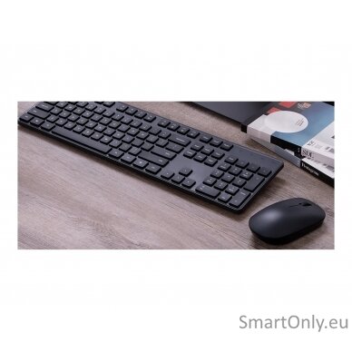 Xiaomi Keyboard and Mouse Keyboard and Mouse Set Wireless Keyboard: Num, Caps lock, Scroll Lock, Low battery warning EN Wireless connection Black 5