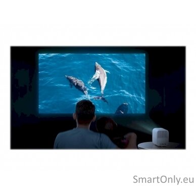 Xiaomi Mi  Smart Projector 2 Full HD (1920x1080), 500 ANSI lumens, White/Grey, 60" to 120 ", LED Light Source with DLP technology,  Android TV 9.0 12