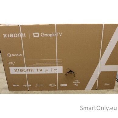 Xiaomi | QLED TV A Pro 2025 | 65'' | Smart TV | Google TV | 4K UHD | Black | DAMAGED PACKAGING, REFURBISHED