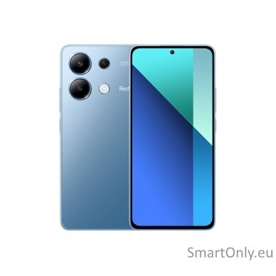 Xiaomi Redmi Note 13 Ice Blue 6.67 " AMOLED 1080 x 2400 pixels Qualcomm Internal RAM 8 GB 256 GB Dual SIM 4G Main camera 108+8+2 MP Secondary camera 16 MP Android 13 5000 mAh