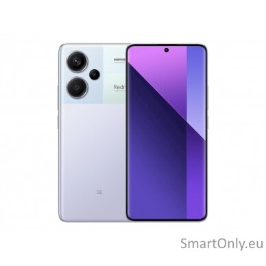 Xiaomi Redmi Note 13 Pro+ Aurora Purple 6.67 " AMOLED 1220 x 2712 pixels Mediatek Dimensity 7200 Ultra Internal RAM 12 GB 512 GB Dual SIM Nano-SIM 5G 4G Main camera 200+8+2 MP Secondary camera 16 MP Android 13 5000 mAh