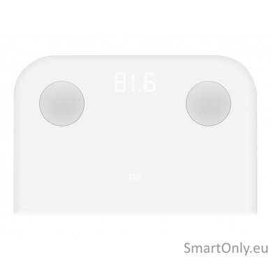 Xiaomi Smart Scale 2 Body Composition NUN4048GL	 Maximum weight (capacity) 150 kg, Accuracy 100 g, Body Mass Index (BMI) measuring, White 3