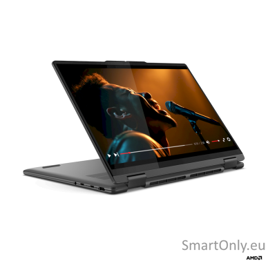 Yoga 7 2-in-1 14AHP9 | Storm Grey | 14 " | OLED | Touchscreen | WUXGA | 1920 x 1200 pixels | Glossy | AMD Ryzen 7 | 8840HS | 16 GB | Soldered LPDDR5x | Solid-state drive capacity 1000 GB | AMD Radeon 780M Graphics | Windows 11 Home | 802.11ax | Bluetooth  11