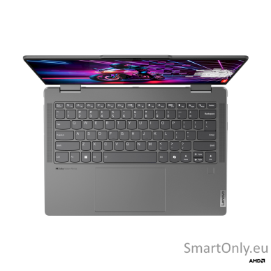 Yoga 7 2-in-1 14AHP9 | Storm Grey | 14 " | OLED | Touchscreen | WUXGA | 1920 x 1200 pixels | Glossy | AMD Ryzen 7 | 8840HS | 16 GB | Soldered LPDDR5x | Solid-state drive capacity 1000 GB | AMD Radeon 780M Graphics | Windows 11 Home | 802.11ax | Bluetooth  15