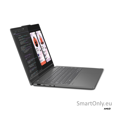 Yoga 7 2-in-1 14AHP9 | Storm Grey | 14 " | OLED | Touchscreen | WUXGA | 1920 x 1200 pixels | Glossy | AMD Ryzen 7 | 8840HS | 16 GB | Soldered LPDDR5x | Solid-state drive capacity 1000 GB | AMD Radeon 780M Graphics | Windows 11 Home | 802.11ax | Bluetooth  2