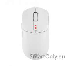 Zircon 500 | Wireless/Wired | Gaming Mouse | 2.4 GHz, Bluetooth, USB | White